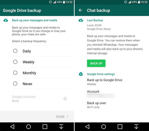 WhatsApp v2.12.228 Beta APK available for download, saves messages, images, video to Google Drive