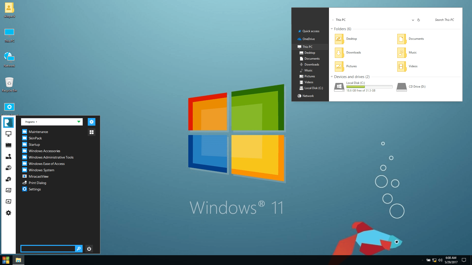 Windows 11 concept
