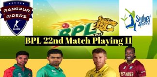 Rangpur vs Sylhet