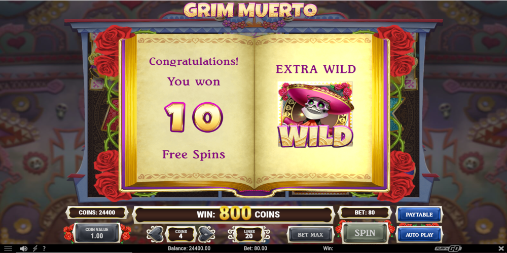 Grim Muerto casino